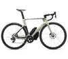 Orbea ORCA AERO M31eLTD PWR 47 Metallic Silver - Green (Gloss) - Raw Carbon (Matte)