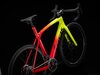 Trek Domane SLR 6 AXS 47 Radioactive Coral to Yellow Fa